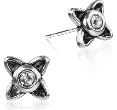 LUISIA Ohrstecker Dorina mit Kristall von Swarovski - Silber / Strass