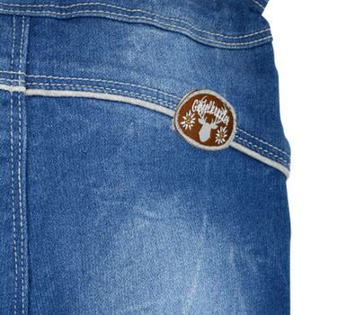 BONDI Lange Trachten Jeans "Gipfelkraxler" Jogg Denim für Jungen 91469 | Blau