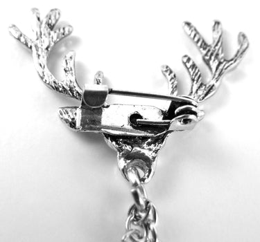 Ansteck Charivari Kette mit Hirschkopf