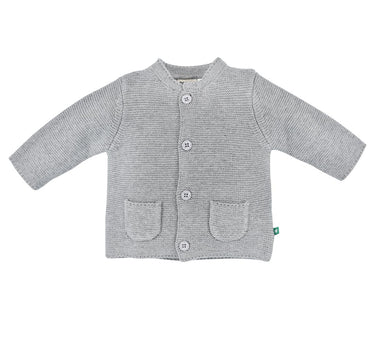 BONDI Baby Kinder Strickjacke 93652 - Hellgrau | Kinderjacke