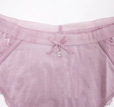 Nina von C. Slip Lambada String mit Strass 1695485 | Mauve