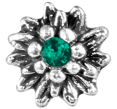 LUISIA® Edelweiß Ohrringe Marla mit Kristallen von Swarovski® - Dunkelgrün