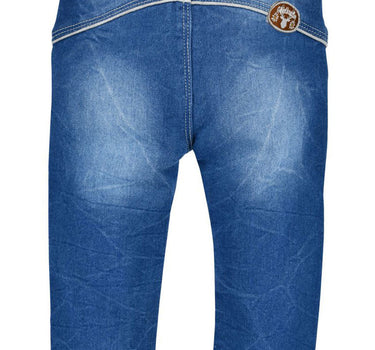 BONDI Lange Trachten Jeans "Gipfelkraxler" Jogg Denim für Jungen 91469 | Blau