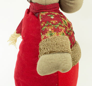 Rentier Dekofigur für Weihnachten - Stehfigur mit ausziehbaren Beinen - 80 x 34 cm