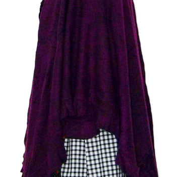 Dirndltuch Strick Stola in Lila