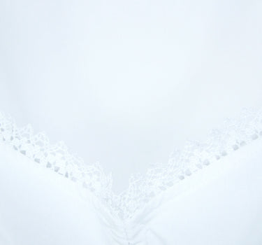 Pierre Marcel Damen Halbarm Dirndlbluse Julia mit Spitze - Weiß