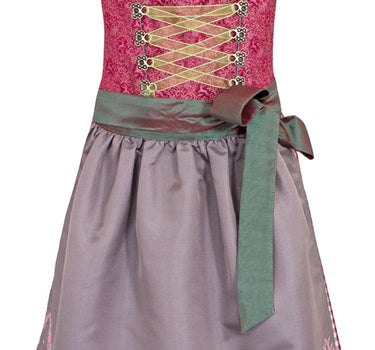 Isar-Trachten Jugend Dirndl "Rabea" | Beere Grau