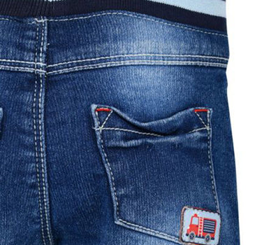 BONDI Lange Jeans "Dino" für Jungen 91435 | Baby Kinder Jogg Denim - Blau