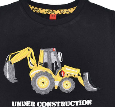 BONDI Jungen T-Shirt "Bagger" 33151 | Schwarz
