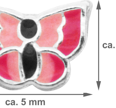 LUISIA Ohrstecker "Schmetterling Pink Rosa" E-15470-2 - 925 Sterling Silber