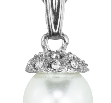 LUISIA® Halskette mit Perlen Anhänger und Kristallen von Swarovski®