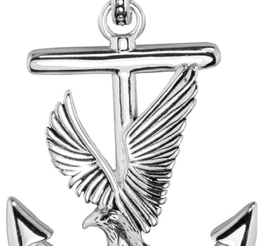 LUISIA Halsette mit Anhänger "Anker mit Adler" 79088 - 925 Silber