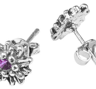LUISIA® Edelweiß Ohrringe Marla mit Kristallen von Swarovski® - Lila