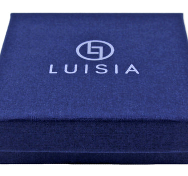 LUISIA Perlen Collier mit großem Anhänger und Kristallen von Swarovski