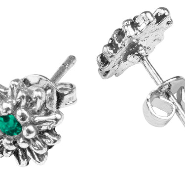 LUISIA® Edelweiß Ohrringe Marla mit Kristallen von Swarovski® - Dunkelgrün