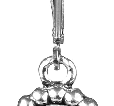 Ohrringe Aurelia mit rundem Anhänger und Kristallen von Swarovski® - Kristall