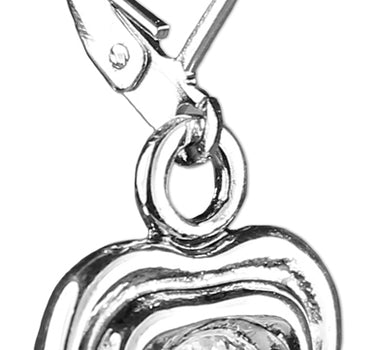 LUISIA® Ohrringe Lisanne Herzanhänger mit Kristallen von Swarovski® - Kristall