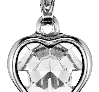 LUISIA Halskette Juna mit Herz Anhänger und Kristallen von Swarovski®
