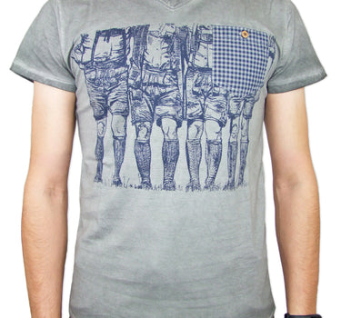 Krüger BUAM T-Shirt Krachlederne - Grau
