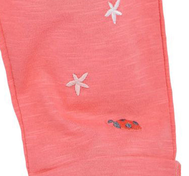 BONDI Leggings "Marienkäfer" mit Stickerei 93693 - Koralle | Laufhose