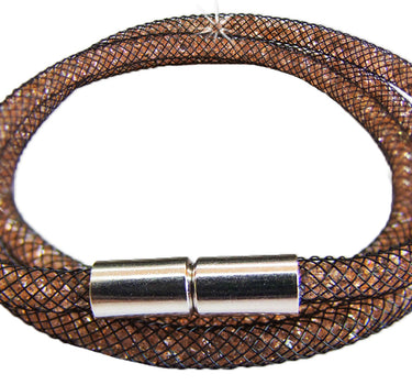 Stardust Armband dreireihig Hellbraun