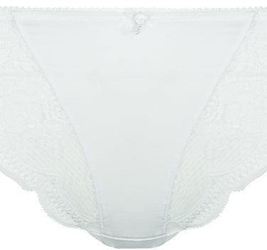 Nina von C. Jazzpant mit Blume und Perlen 1620718 | Weiß