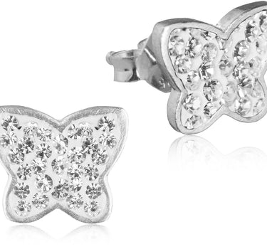 LUISIA® Ohrringe Schmetterling Kristallen von Swarovski® - 925 Sterling Silber - Kristall