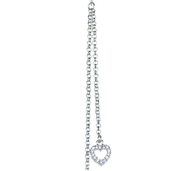 LUISIA® Samt Kropfband "Mattea" mit Kristallen von Swarovski® 48206 | Dunkelblau - mit Herz Ketten