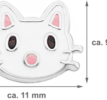 LUISIA Ohrstecker Katze Kitty - 925 Sterling Silber
