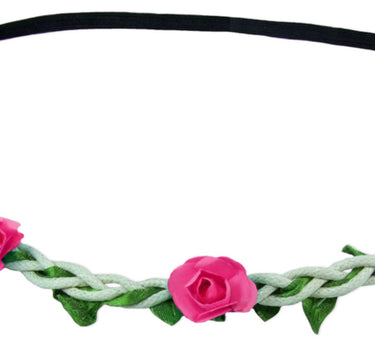 Blumen Haarband "Bella" mit kleinen Rosen | Pink
