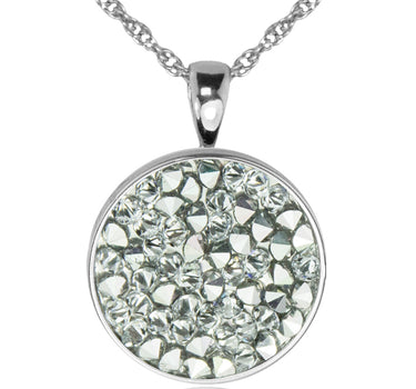 LUISIA® Halskette "Moonlight" mit Kristallen von Swarovski® - Silber / Crystal