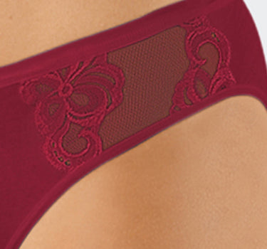 Nina von C. Minislip mit Spitze 4050880 | Burgund