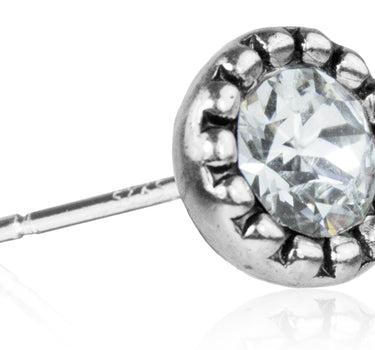 LUISIA Ohrstecker Judika mit Kristall von Swarovski - Silber