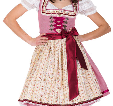Krüger MADL Dirndl Glam Girl - Rot 60cm