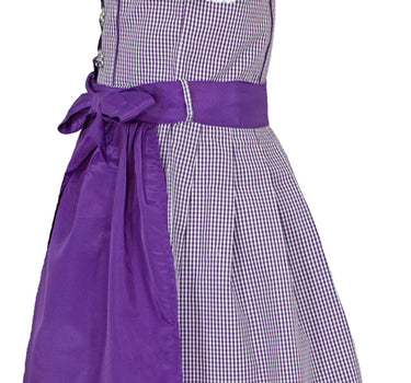 MADDOX Kinder Dirndl "Zillertal" 3-tlg. | Lila Weiß