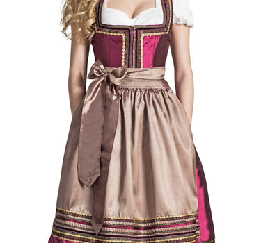 Krüger Feelings Dirndl Ciara | Bordeaux 60cm