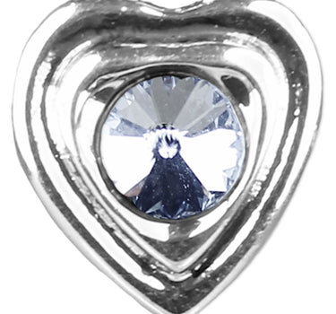 LUISIA® Ohrringe Lisanne Herzanhänger mit Kristallen von Swarovski® - Kristall