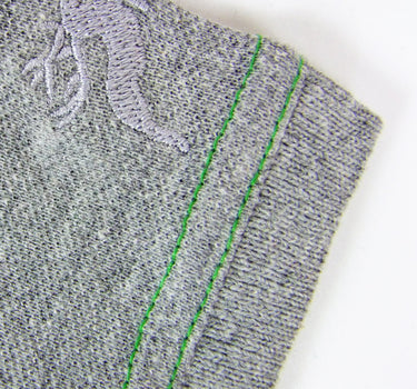 Isar-Trachten Kinder Poloshirt "Benjamin" mit Hirschstickerei | Grau