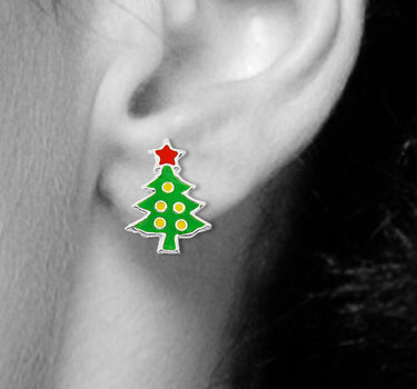 LUISIA Ohrstecker "Weihnachtsbaum" E-14456 - 925 Sterling Silber
