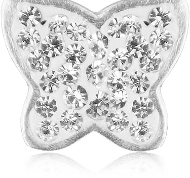 LUISIA Ohrringe Schmetterling Kristallen von Swarovski - 925 Sterling Silber - Kristall
