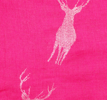Trachten Halstuch Schal Uni mit Glitter Hirsch | Pink