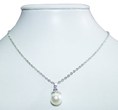 LUISIA® Halskette mit Perlen Anhänger und Kristallen von Swarovski®