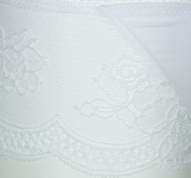 Nina von C. Hipster mit Blume und Perlen 16133718 | Weiß