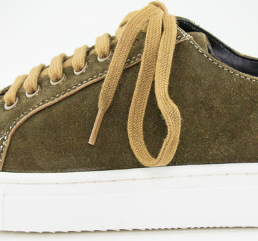 Maddox Herren Leder Sneaker Grannos - Trachten Schuhe Moor Braun