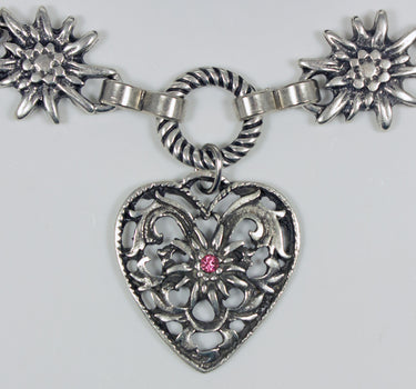 Charivari Kette mit Herz - Pink