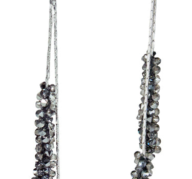 LUISIA Ohrhänger im Onyx Look mit Kristallen von Swarovski