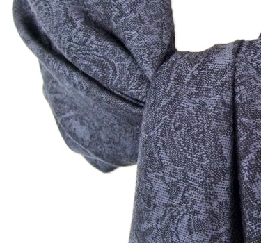 Halstuch aus Viscose - Stola Schal 185 x 70 cm | Anthrazit