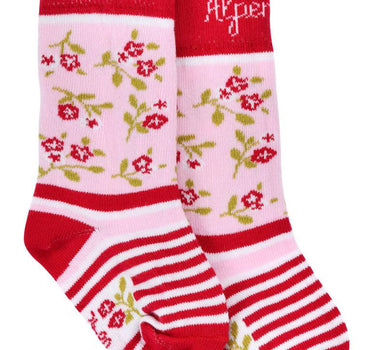 BONDI Baby Kniestrümpfe "Blümchen" 86569 -  Rot | Strümpfe