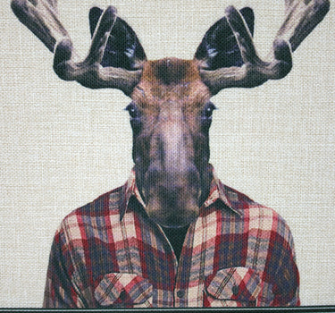 Wandbild / Tablett Henry Elch - 52 x 39 cm