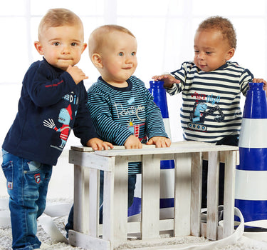 BONDI Baby Kinder Strickjacke 93652 - Hellgrau | Kinderjacke